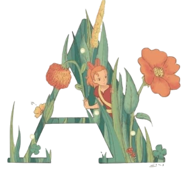 Illustration dans une lettre